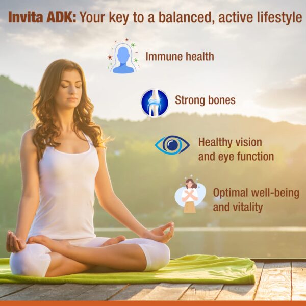 Frasco INVITA ADK sobre fondo neutro