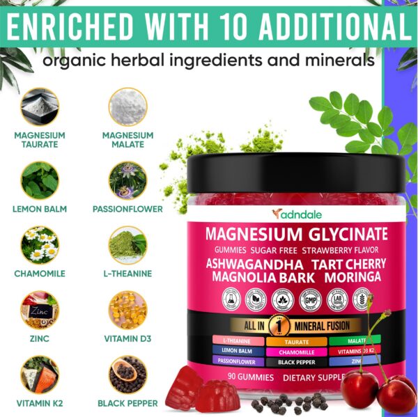 ingredientes gomitas magnesio adndale