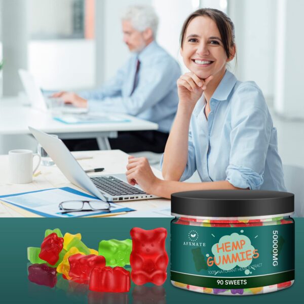 Gomitas en frasco con tapa