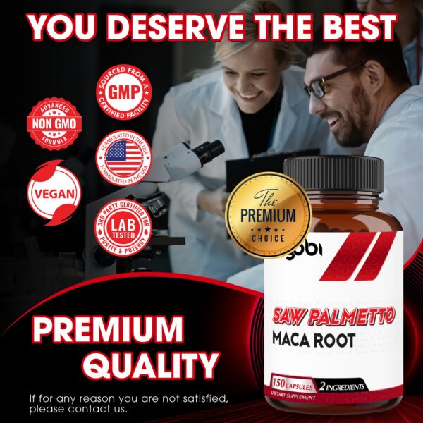 Agobi Saw Palmetto para hombres y mujeres equilibrio saludable