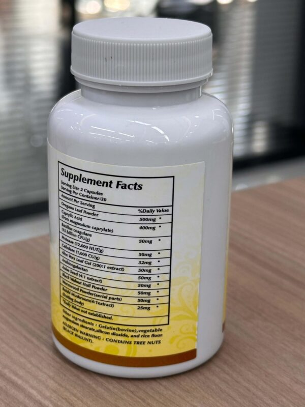 Airboy Candida Cleanse suplemento detox para salud digestiva