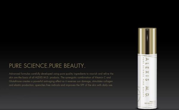 Frasco de Alexis M.D. Profound C Complex en fondo claro