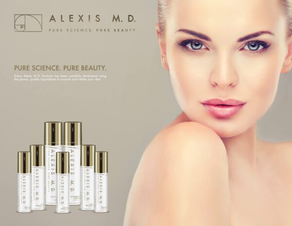 Tapa y dosificador del frasco Alexis M.D.