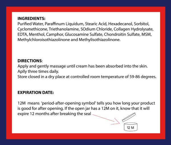 La crema en su envase