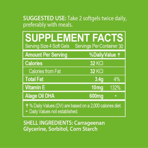 Empaque trasero de 120 cápsulas