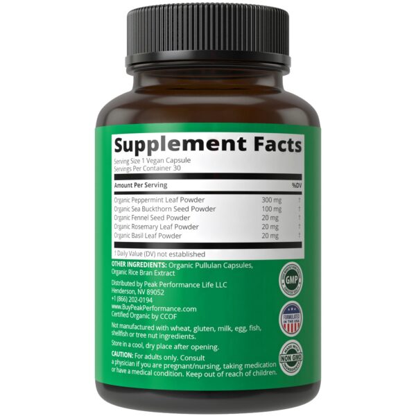 Version 1.0.0 Alivio natural de síntomas de intestino irritable con ingredientes orgánicos