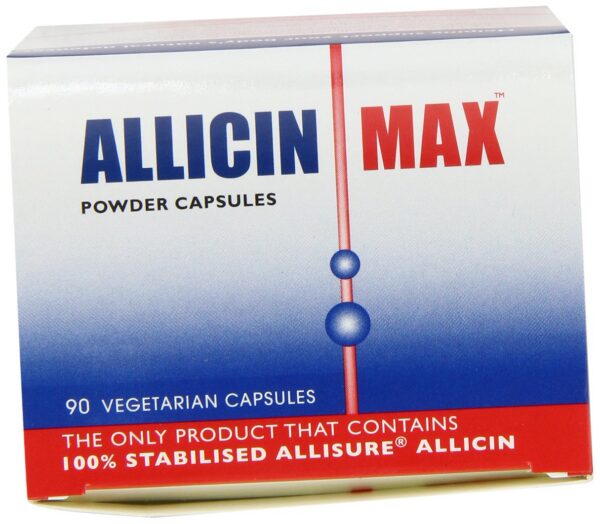 Allicin Max caja de 30 cápsulas vegetales selladas