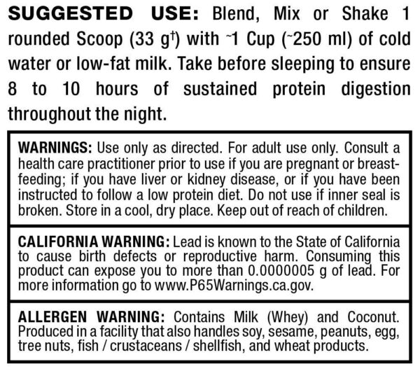 Instrucciones de uso en etiqueta