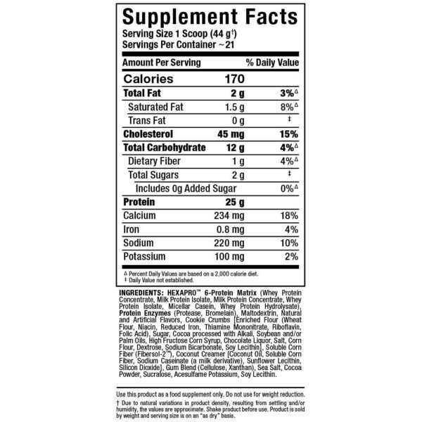 Frasco ALLMAX HEXAPRO de 2 libras