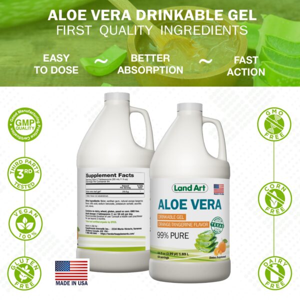 Jugo aloe vera orgánico para salud digestiva y alivio natural