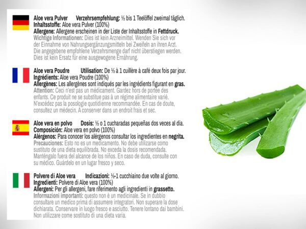 aloe vera polvo ayurveda dr wakde listo para tomar suplemento saludable