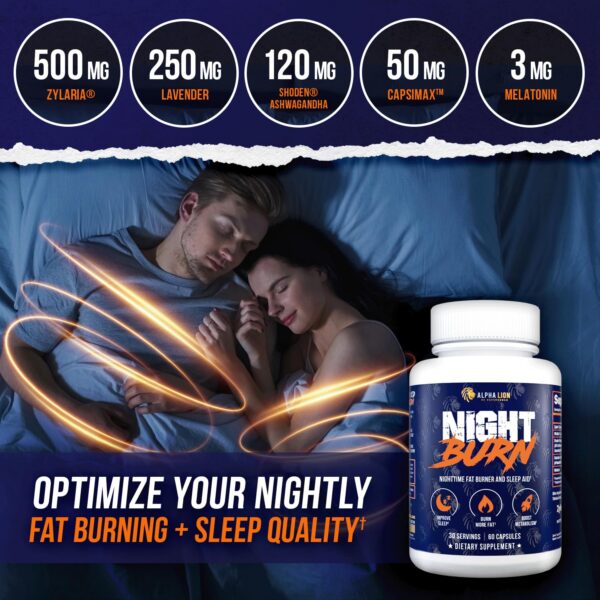ALPHA LION Night Burn suplemento quemador de grasa