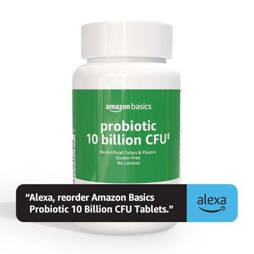 Amazon Basics probiótico saludable sin sabores artificiales