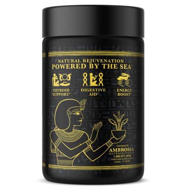 Detalle de cápsulas Ambrosia Sea Moss