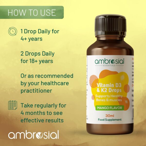 Envase de gotas Ambrosial D3 K2