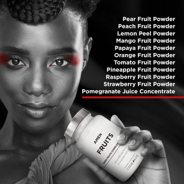 Version 1.0.0 Amen Fruits etiqueta y listado de extractos