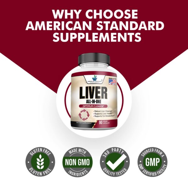 American Standard limpieza hígado envase trasero con instrucciones