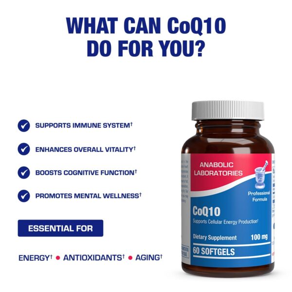 Caja del producto CoQ10 100 mg