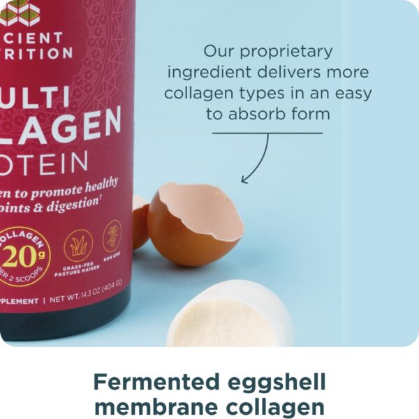 Envase de 16 oz de colágeno con probióticos