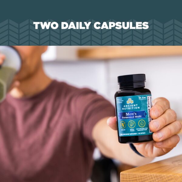 Version 1.0.0 Ancient Nutrition multivitaminas para hombres fermentado 60 cápsulas