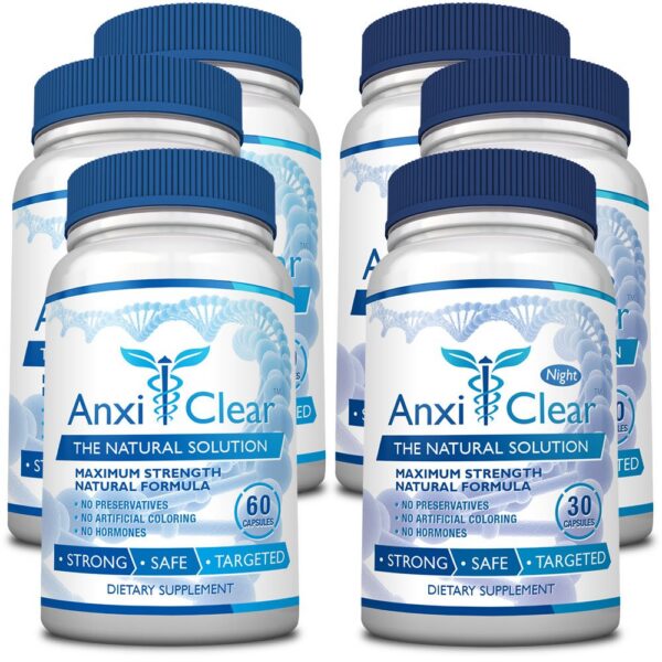 Logotipo de AnxiClear en empaque