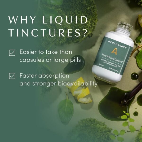 Tintura Your Wildest Greens en uso diario