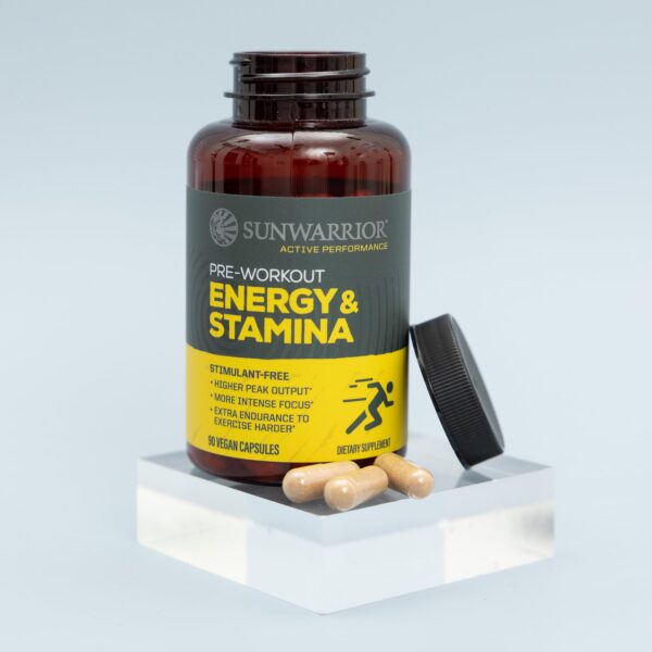 Apoyo para entrenamientos intensos sin cafeína ni estimulantes