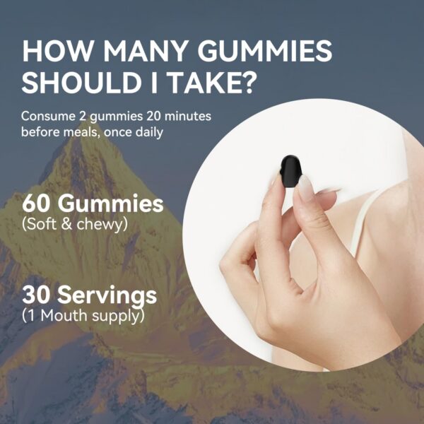 Version 1.0.0 Apoyo inmune y energía con gomitas Shilajit