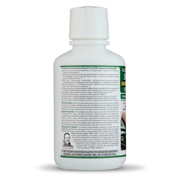 Apoyo natural con aloe y miel de Deca Aloe Arborescens