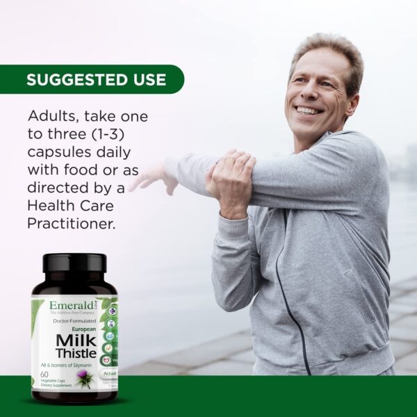 Apoyo natural al hígado con extracto de cardo mariano europeo EMERALD LABS