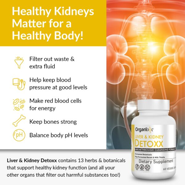 Apoyo para sueño y energía Organixx suplemento detox