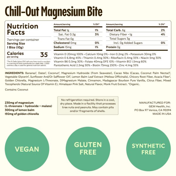 Apoyo para sueño profundo y relajación no adictiva en pack GEM