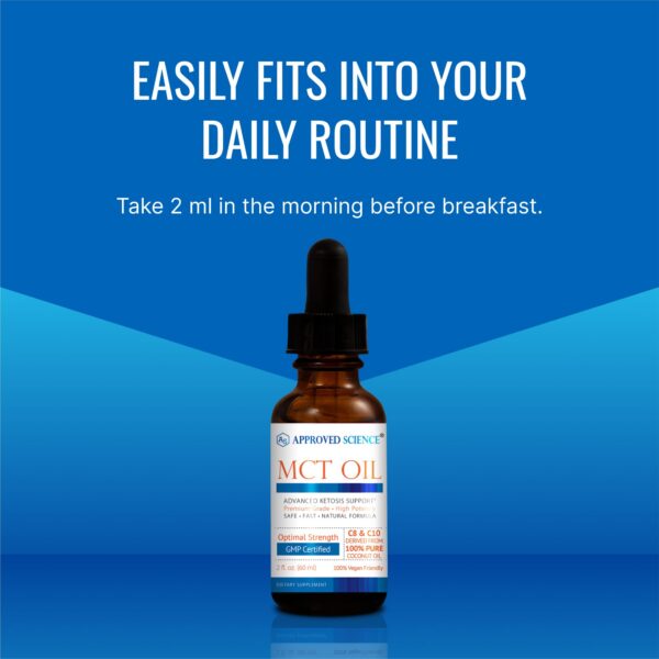 Version 1.0.0 Etiqueta del paquete de 6 botellas MCT Oil