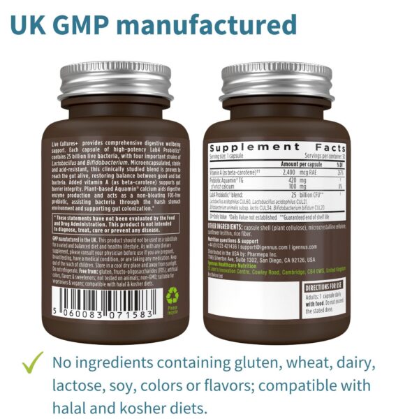 Calcio Aquamin prebiótico y algas