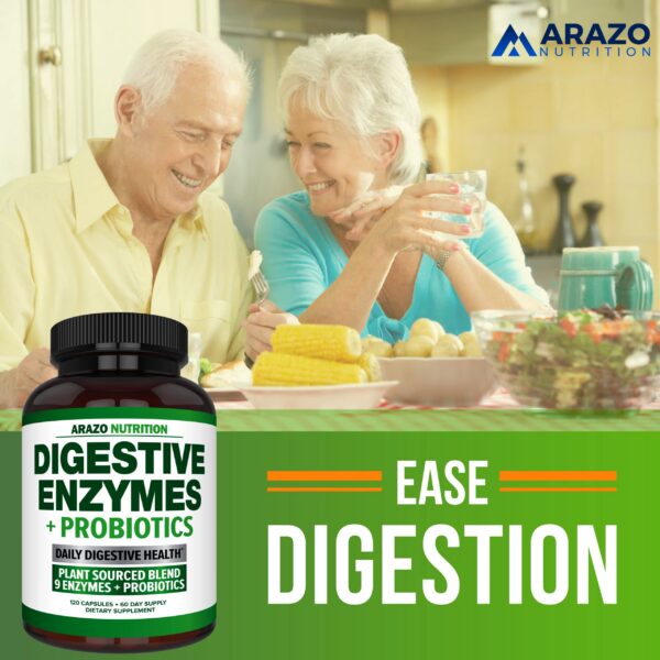 Lista de ingredientes Enzimas digestivas Arazo Nutrition