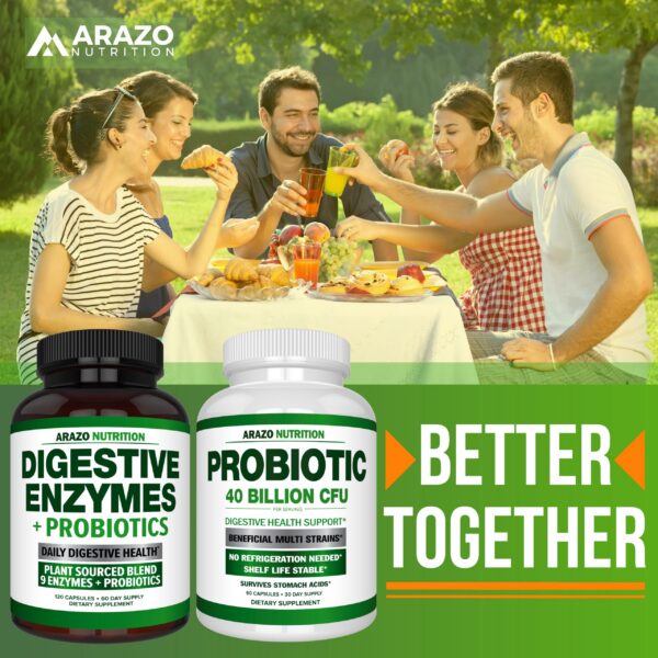 Fórmula patentada probióticos Arazo Nutrition 40 mil millones