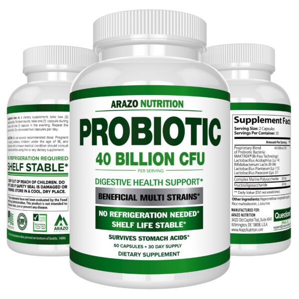 Paquete Arazo Nutrition probióticos liberación retardada