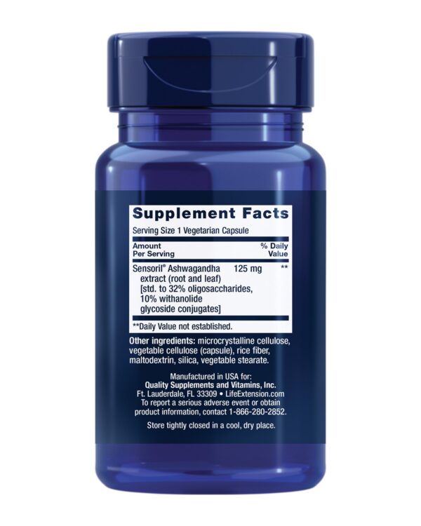 Version 1.0.0 Logotipo Life Extension en etiqueta