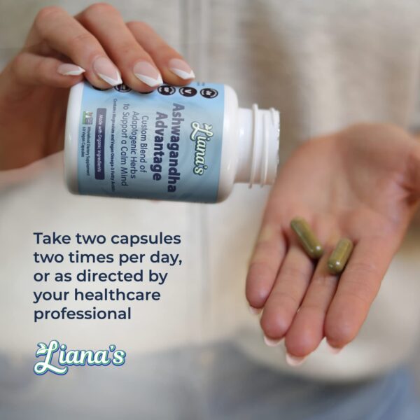 Ashwagandha Advantage 60 cápsulas veganas sin OMG