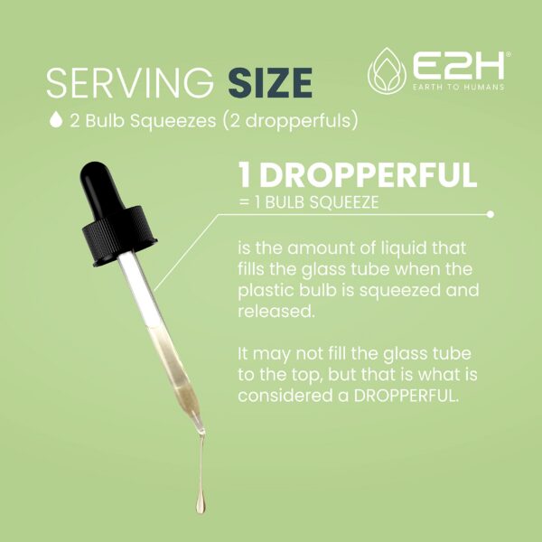 Botella Ashwagandha líquido E2H apoyo bienestar y relajación