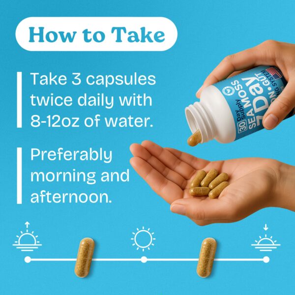 Frasco de 180 cápsulas Atlantic Naturals