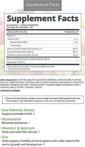 Atomy Saw Palmetto suplemento para hombres cápsulas blandas