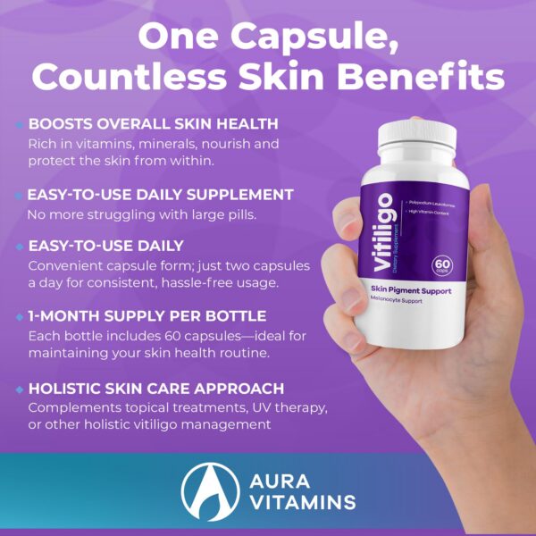 Cápsulas AURA VITAMINS Vitíligo