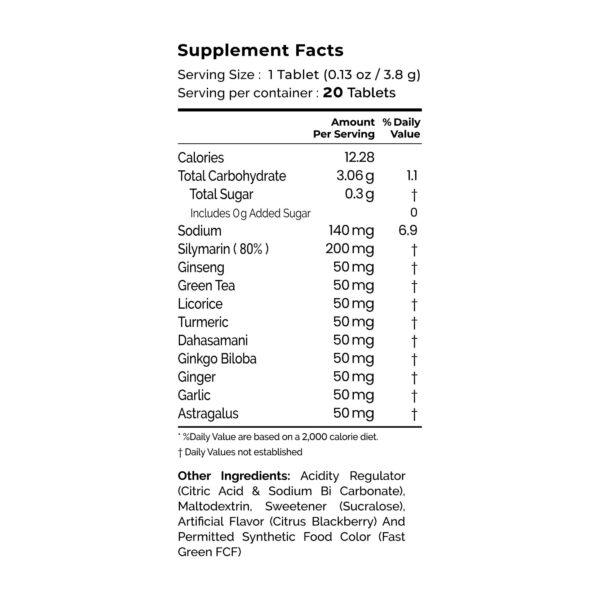 Auric suplemento sin gluten para función hepática