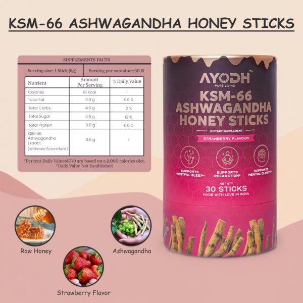 Detalles del sabor fresa de los palitos