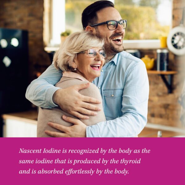 Envase y etiqueta vistos de costado