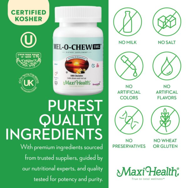 Ayuda para dormir natural Maxi Health Mel-O-Chew