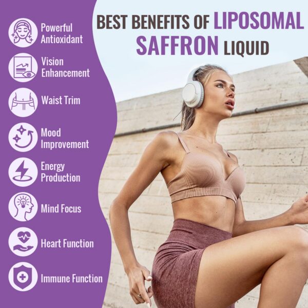 Azafrán liposomal para visión y antioxidantes
