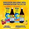 Presentación de emulsión Ballena Azul