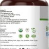 Bacopa orgánico 1500mg porción diaria envase 90 tabletas